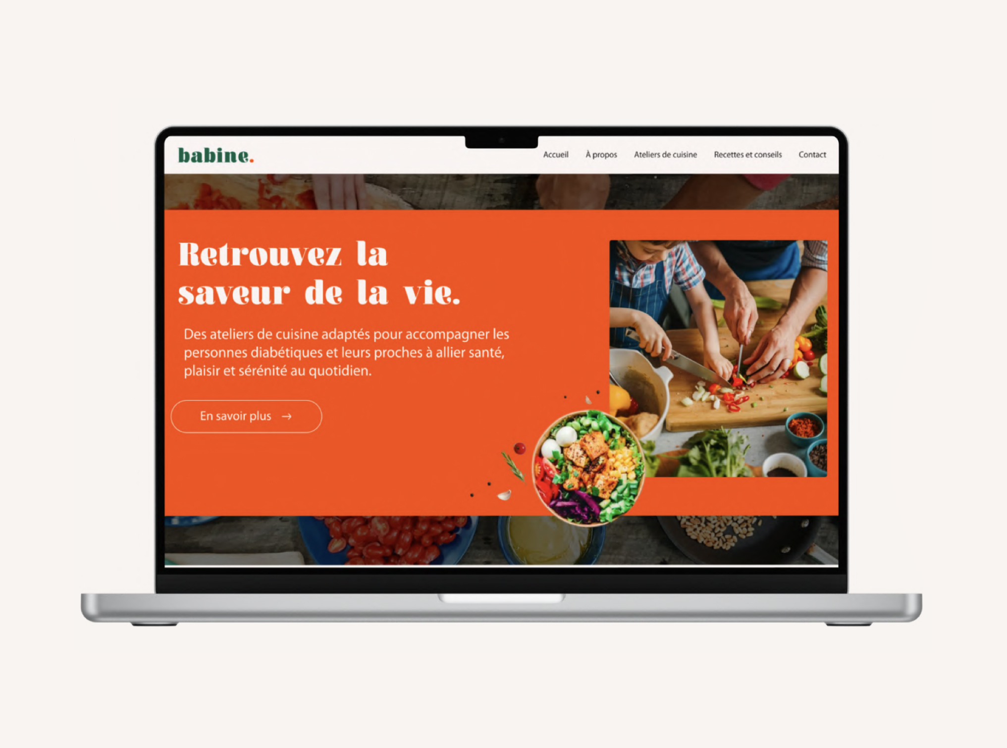 maquette site web babine